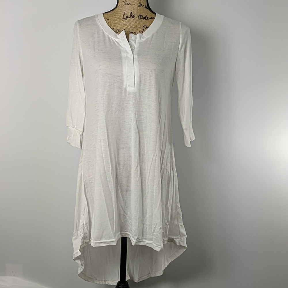 Gorgeous Hi-Lo Tunic Shirt Dress - Picture 6 of 8